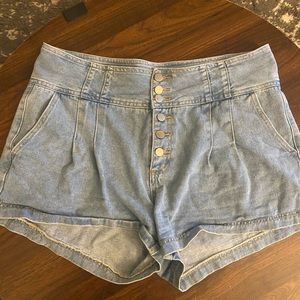 High waisted shorts